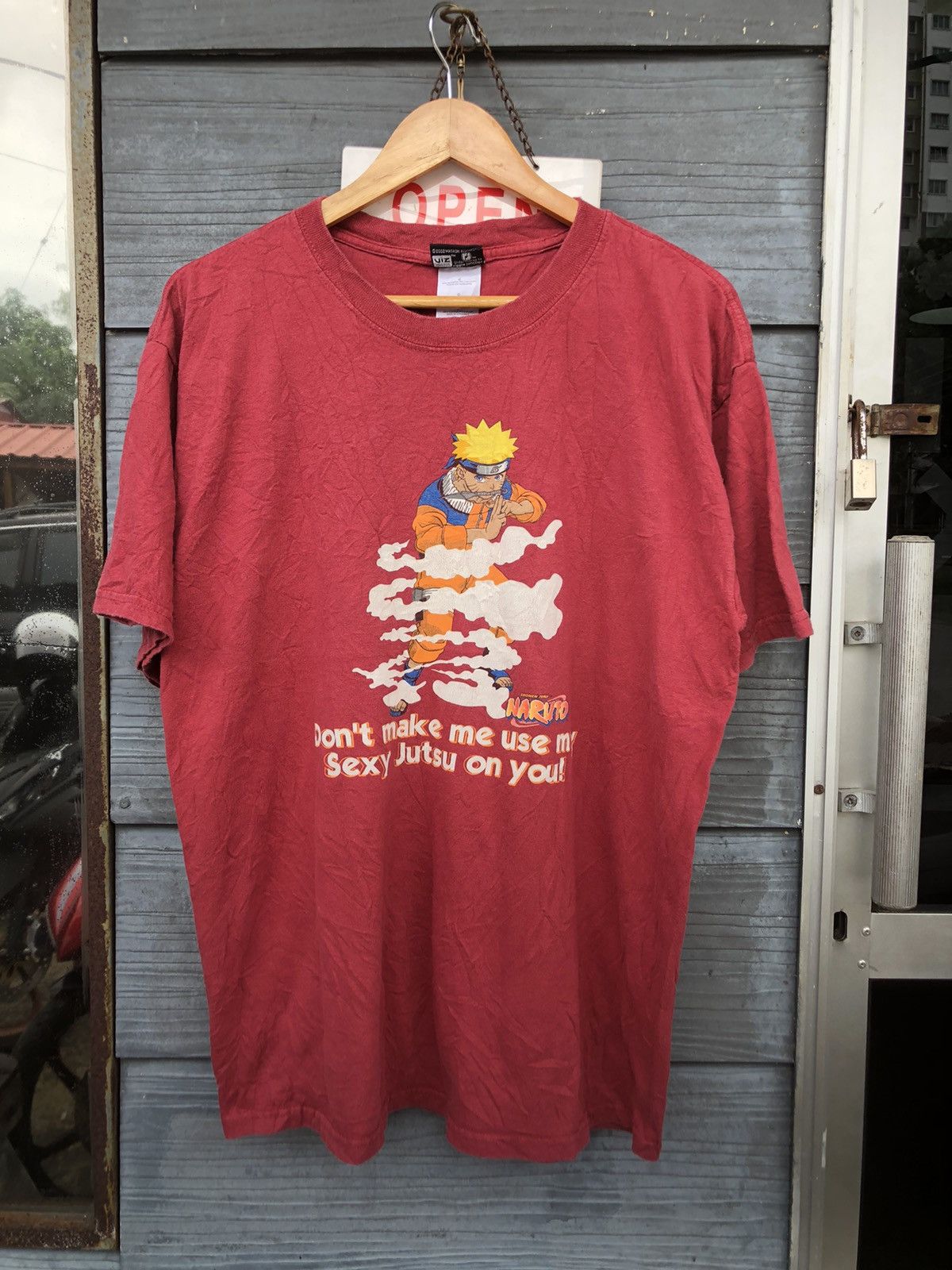 Anime × Japanese Brand × Vintage 🔥CRAZY RARE Vintage Y2K🔥Anime Naruto Tshirt Size US L / EU 52-54 / 3 - 1 Thumbnail