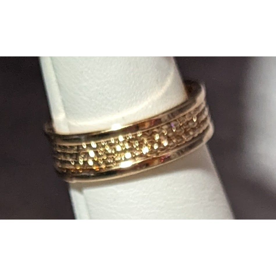 Other Gold Tone Rope Textured Fashion Ring Size 7 Size ONE SIZE - 7 Thumbnail