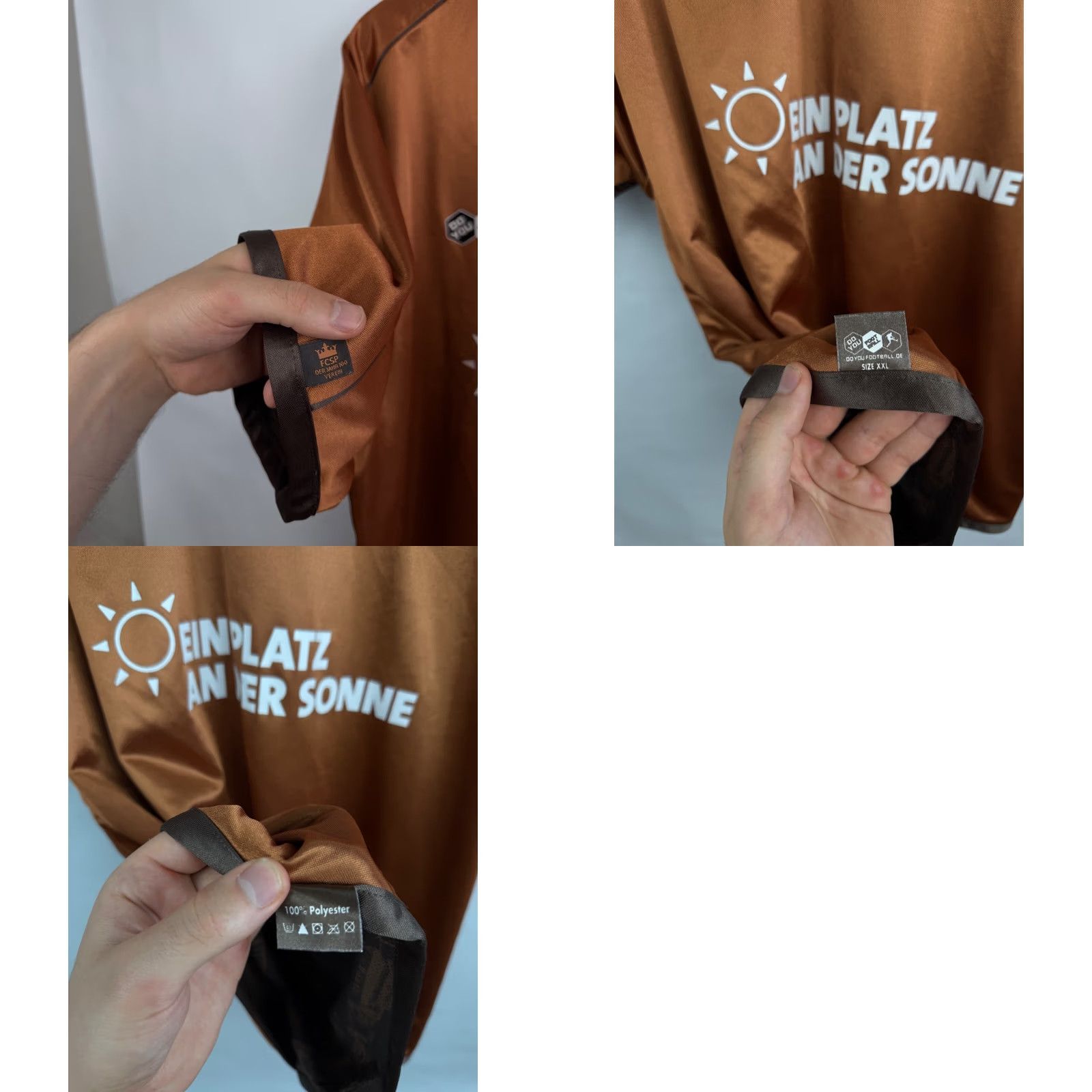 Vintage Do You Football Jersey Shirt Mens XXL Brown Y2K St. Pauli 2010/11 Two-Sided Two-Sided Jersey Size US XXL / EU 58 / 5 - 9 Thumbnail