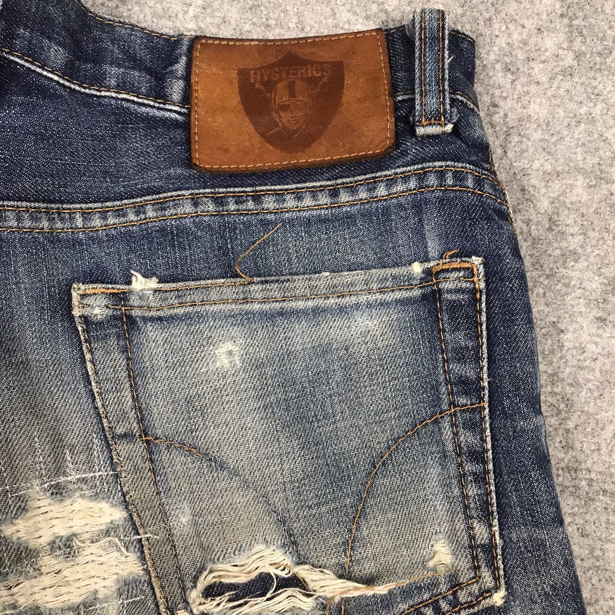 Hysteric Glamour × Japanese Brand HYSTERIC GLAMOUR DENIM DISTRESSED SKINNY JEANS PANT Size US 27 - 17 Thumbnail