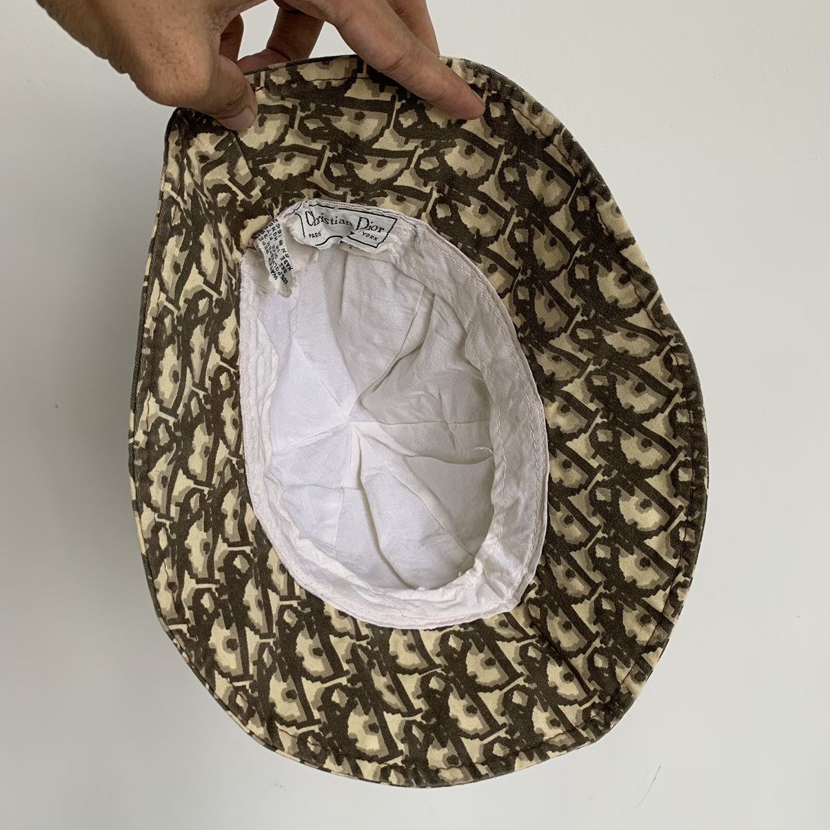 Dior Vintage Dior Monogram Bucket Hat Size ONE SIZE - 6 Thumbnail