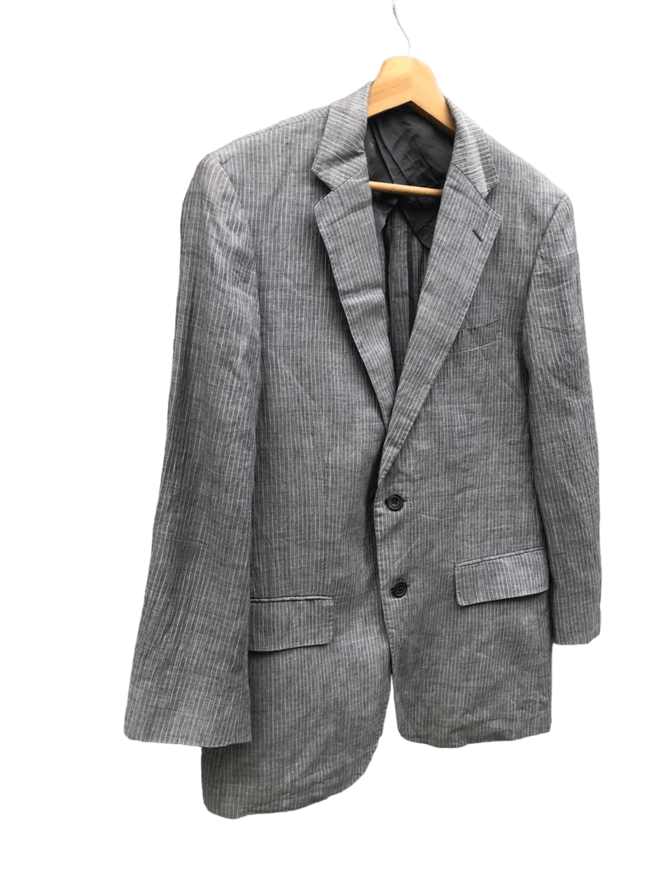 Burberry Burberry Blazers Coat Jacket Grey Striped Size US M / EU 48-50 / 2 - 5 Thumbnail