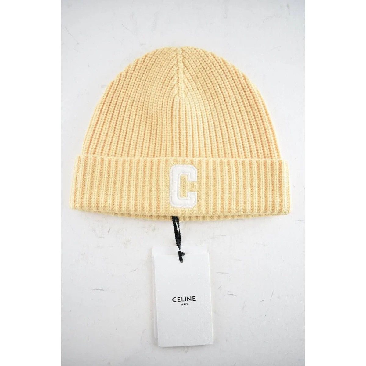 Celine Celine Paris C Logo Winter Beanie Hat Size ONE SIZE - 1 Thumbnail