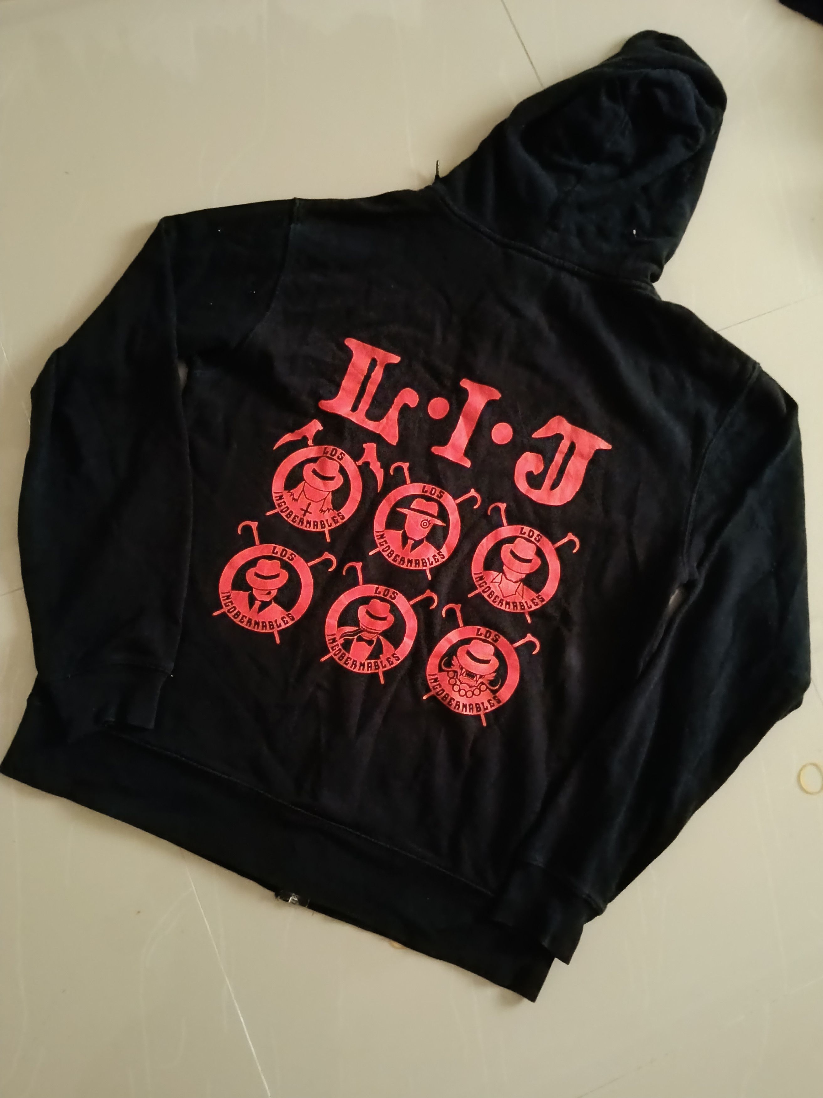 Japanese Brand Vintage Los Ingobernables De Japao NJPW Hoodie Size US L / EU 52-54 / 3 - 1 Thumbnail