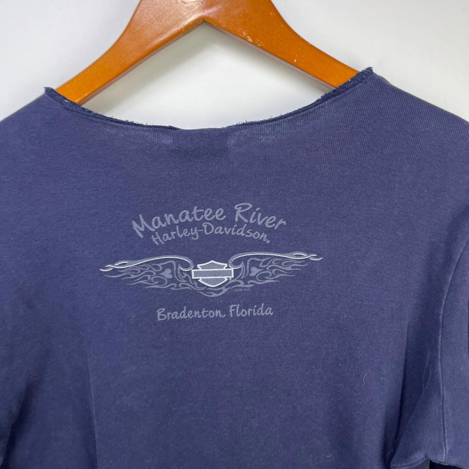 Harley Davidson Vintage Harley Davidson Y2K Long Sleeve Shirt Womens XL Size XL / US 12-14 / IT 48-50 - 12 Thumbnail