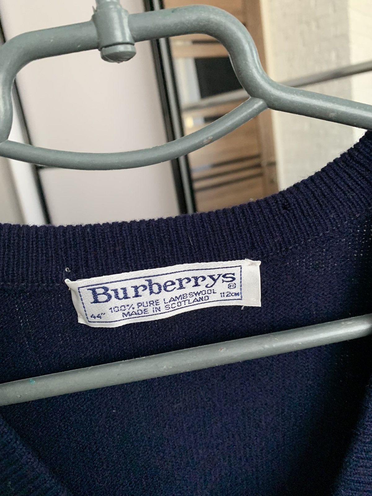 Burberry Burberrys Golf Vintage Wool Knit Sweater 90s England Size US XL / EU 56 / 4 - 6 Thumbnail