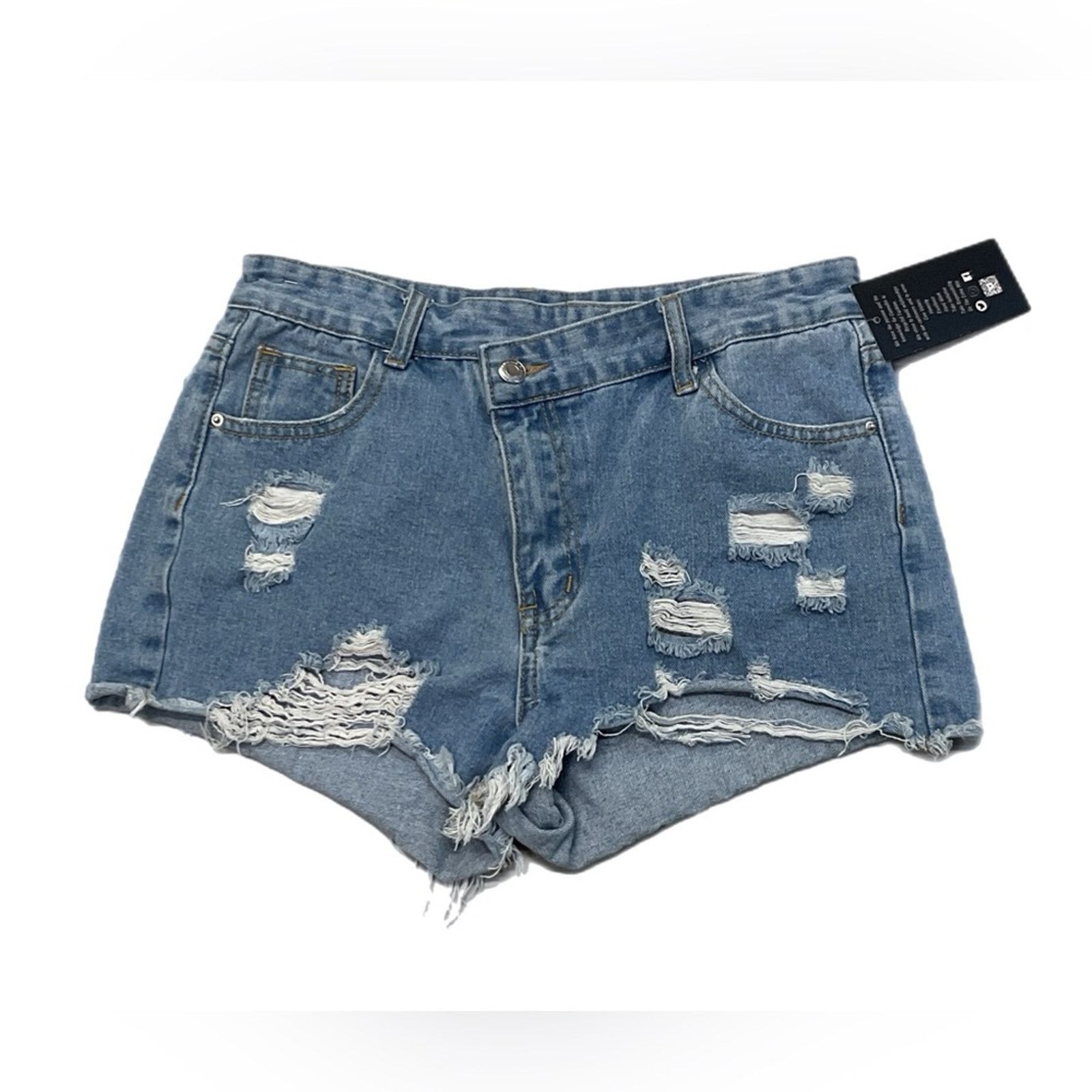 Shein Women’s Denim Cut-Off Shorts Size 30" / US 8 / IT 44 - 1 Thumbnail