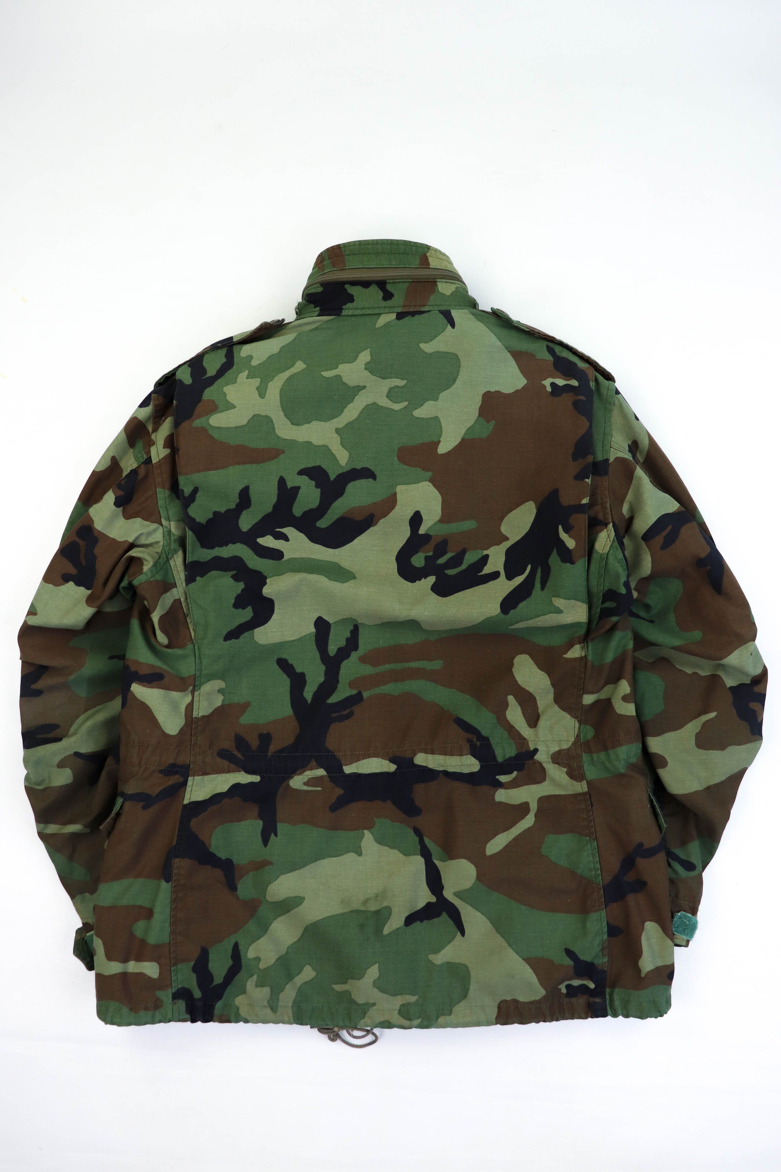 Vintage USMC Vintage 80s 1985 GENERAL Zip M-65 Camo Field Jacket Size US M / EU 48-50 / 2 - 2 Thumbnail