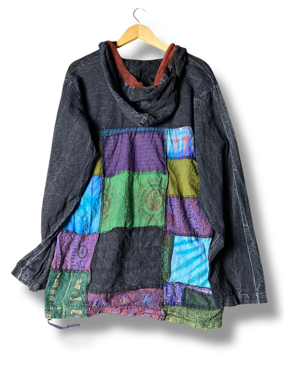 Japanese Brand Japanese Brand Patchwork Design Hoodie (159) Size US S / EU 44-46 / 1 - 4 Thumbnail