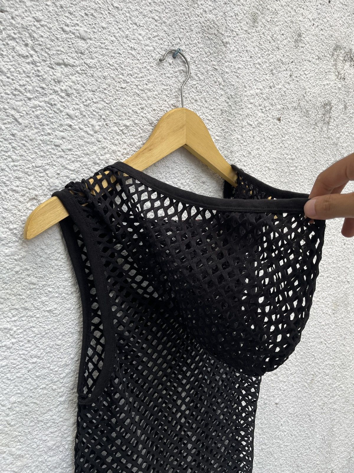 Prada Prada Fishnet Mesh Tank Top Hood Size US M / EU 48-50 / 2 - 9 Thumbnail