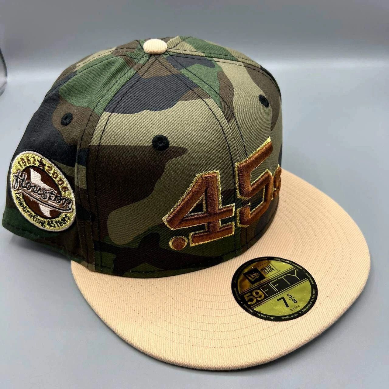 New Era Houston Astros Colt 45s Hat Men 7 5/8 Camouflage Fitted Cap Size ONE SIZE - 1 Thumbnail