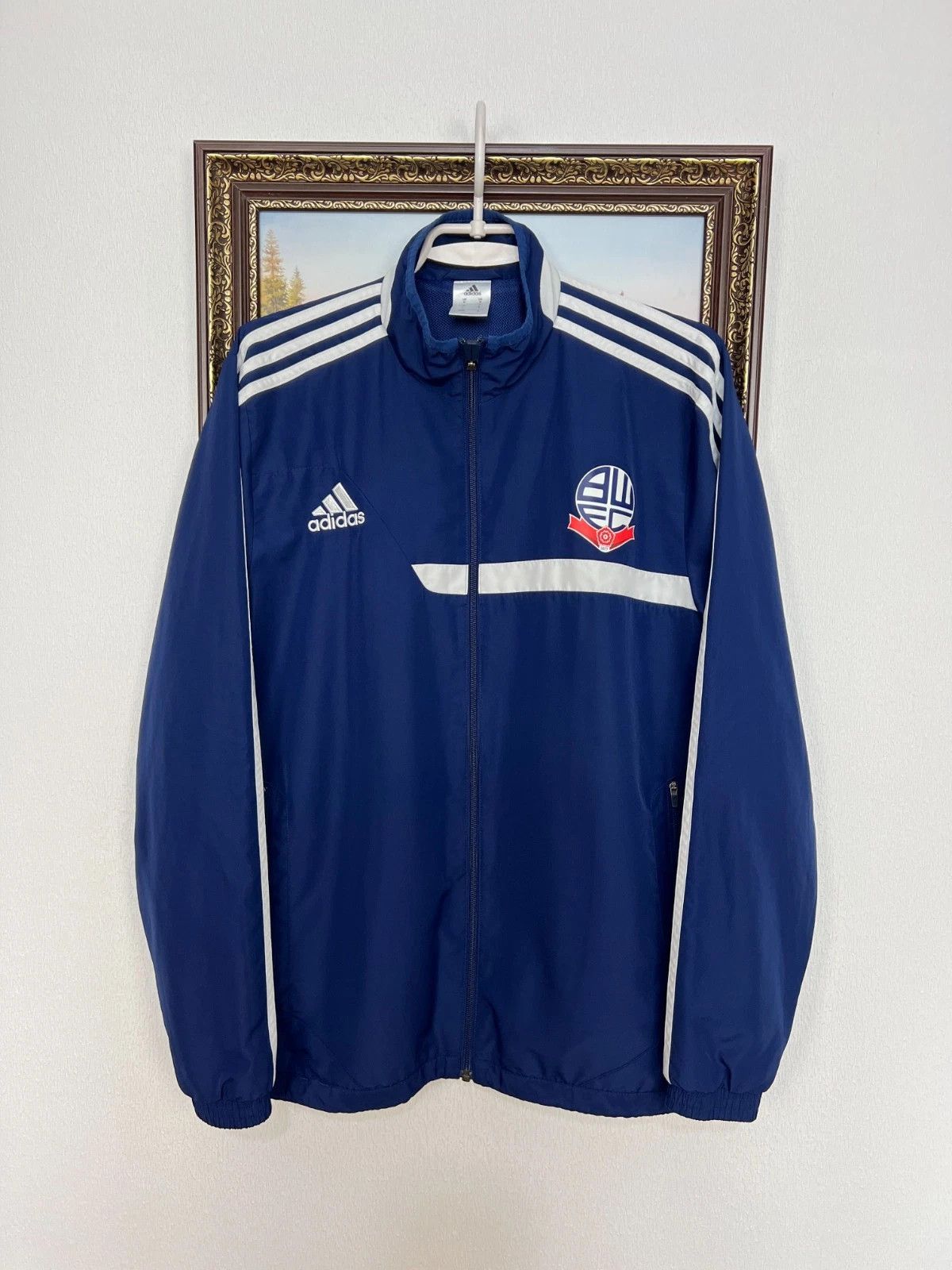 Adidas Adidas Bolton Wanderers Football Blue Jacket Soccer Track Size US M / EU 48-50 / 2 - 1 Thumbnail