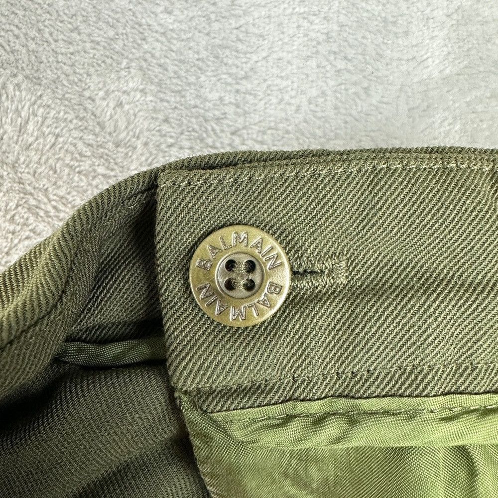 Balmain Balmain Green Pants Women’s Size 38 EU Size 38" / US 16 / IT 52 - 2 Thumbnail