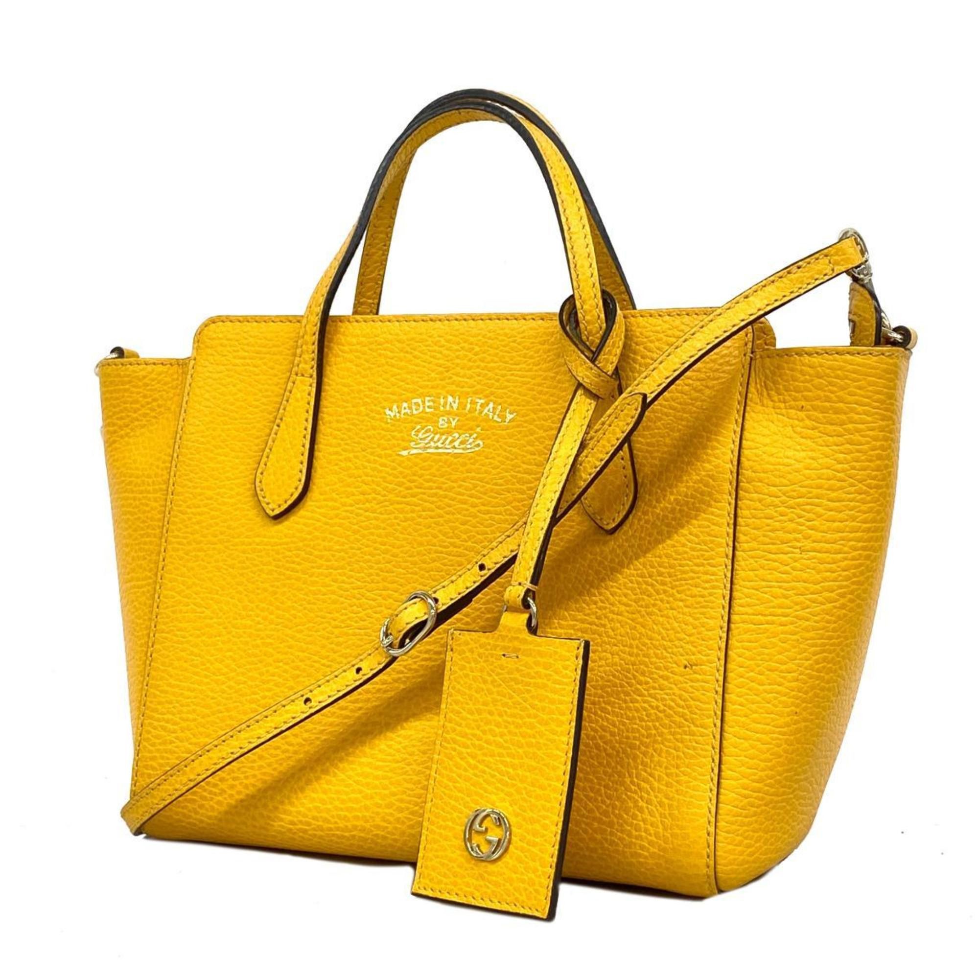 image of Gucci Handbag 368827 Leather Orange Champagne Ladies, Women's