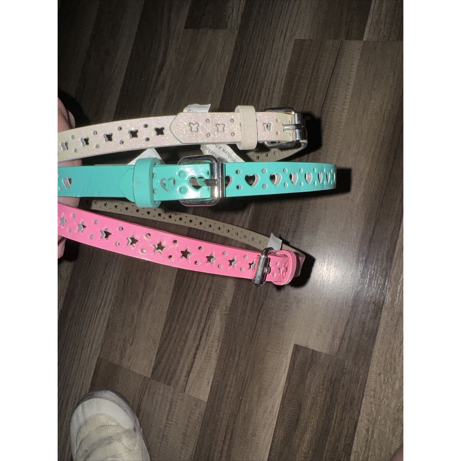 Vintage Women’s Y2K Style Stars And Heart Belt Lot Of 3 Size 28in Size ONE SIZE - 3 Thumbnail