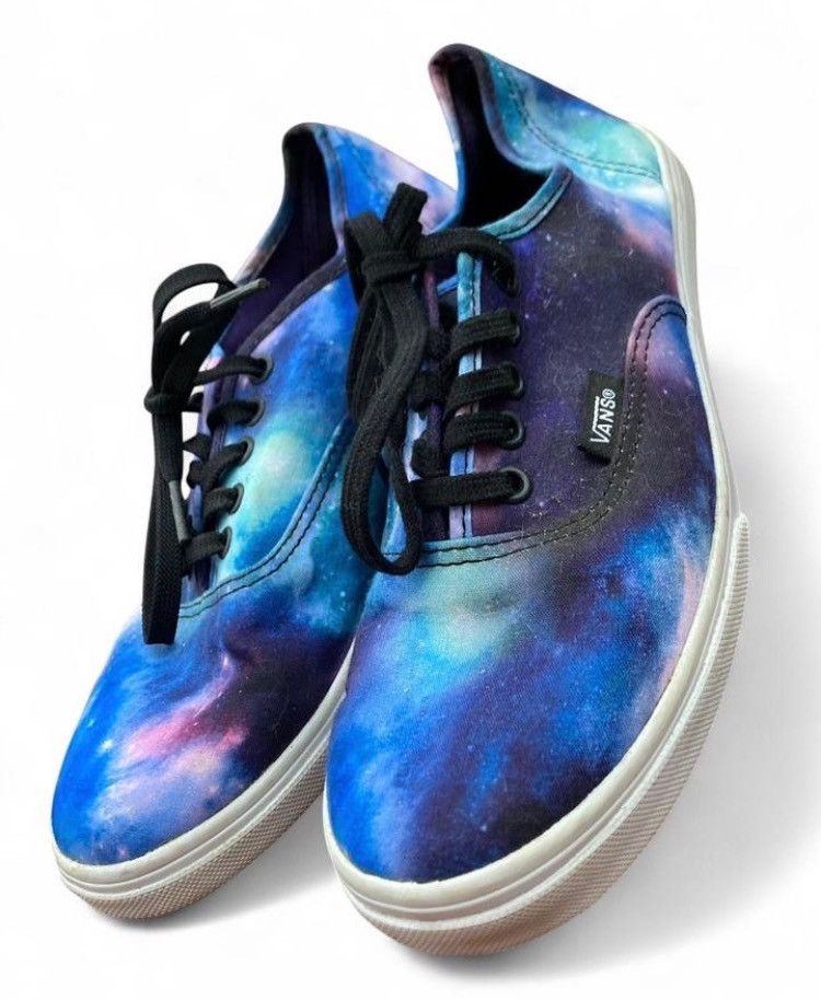 Vans Vans Unisex Galaxy Print Sneakers - Blue and Purple Size US 7 / IT 37 - 3 Thumbnail