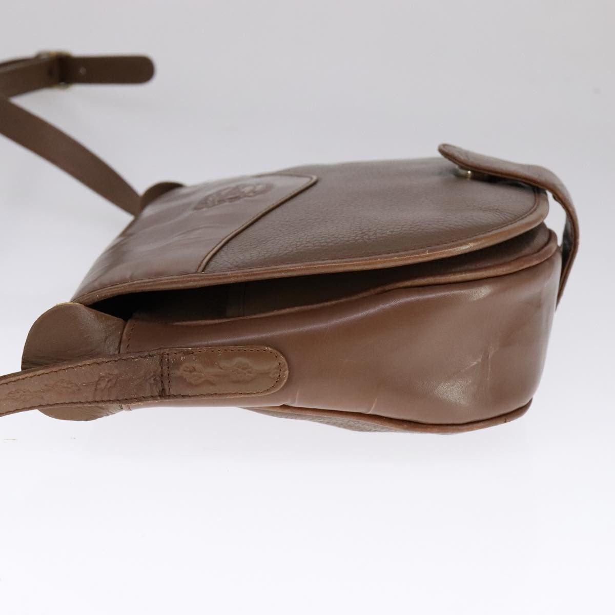 Burberry Burberry Shoulder Bag Leather Brown Silver Size ONE SIZE - 3 Thumbnail