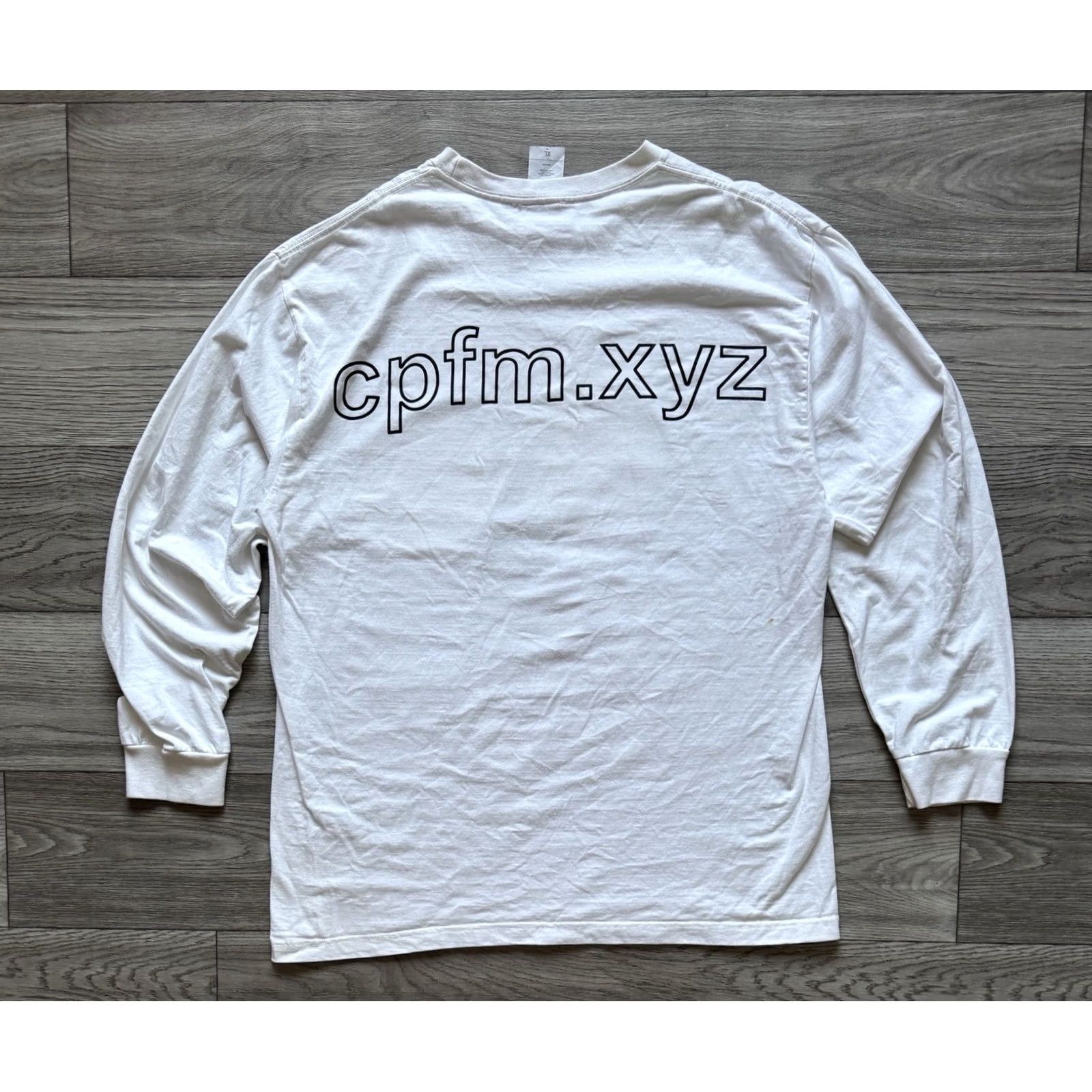 Vintage VINTAGE Long Sleeve Shirt XL White I LIKE YOU'RE DIFFERENT Mens 90s Street Wear Size US XL / EU 56 / 4 - 2 Thumbnail