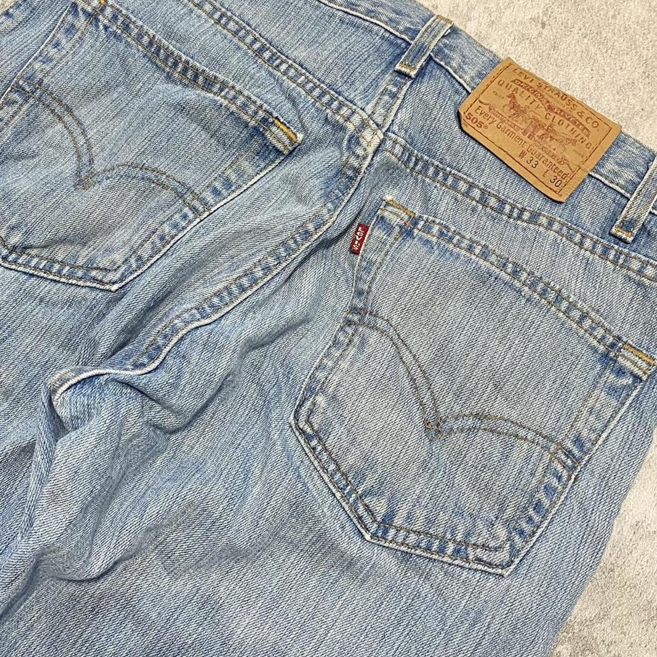 Levi's Levi's 505 light wash denim jeans Casual Rap hip hop Size US 32 / EU 48 - 1 Thumbnail