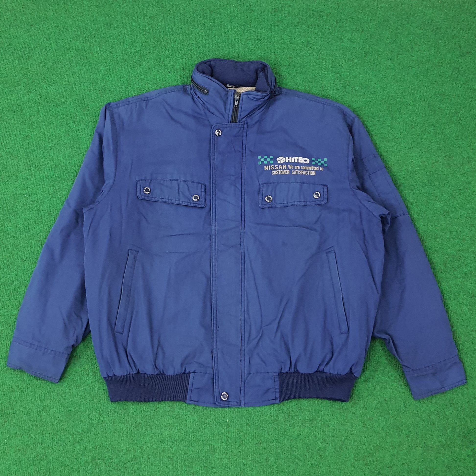 Japanese Brand Vintage NISSAN Racing Team Motorsports Jacket C260N4 Size US XL / EU 56 / 4 - 3 Thumbnail