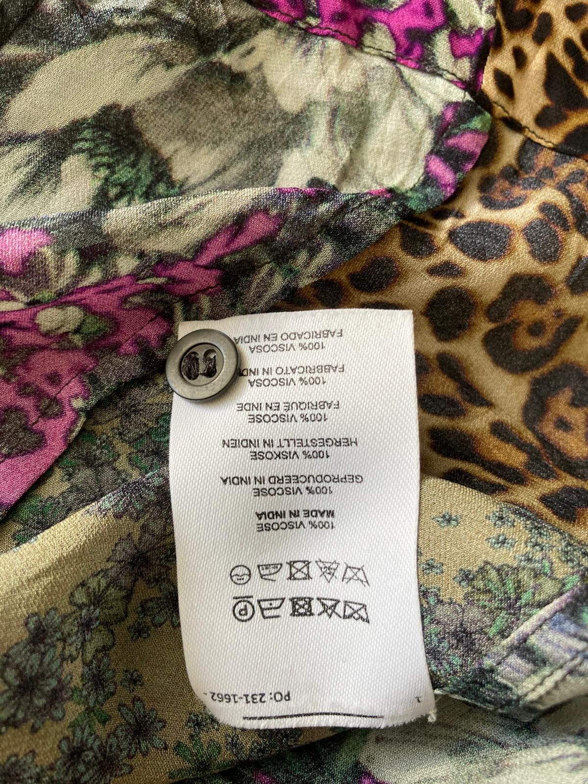 Dries Van Noten Dries Van Noten Leopard Floral Patchwork Shirt 50 L Size US L / EU 52-54 / 3 - 11 Thumbnail
