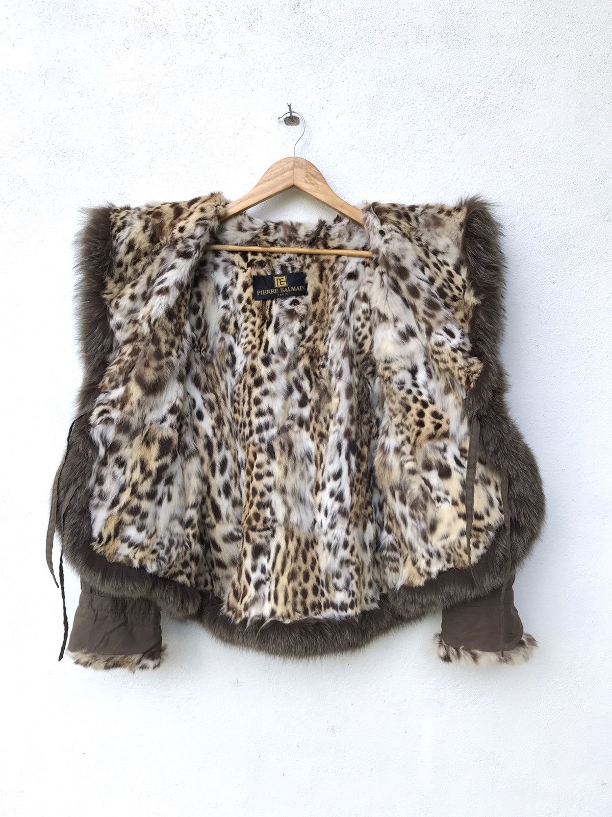Designer × Pierre Balmain Pierre Balmain Faux for Jacket Designer Japanese Brands Size ONE SIZE - 5 Thumbnail