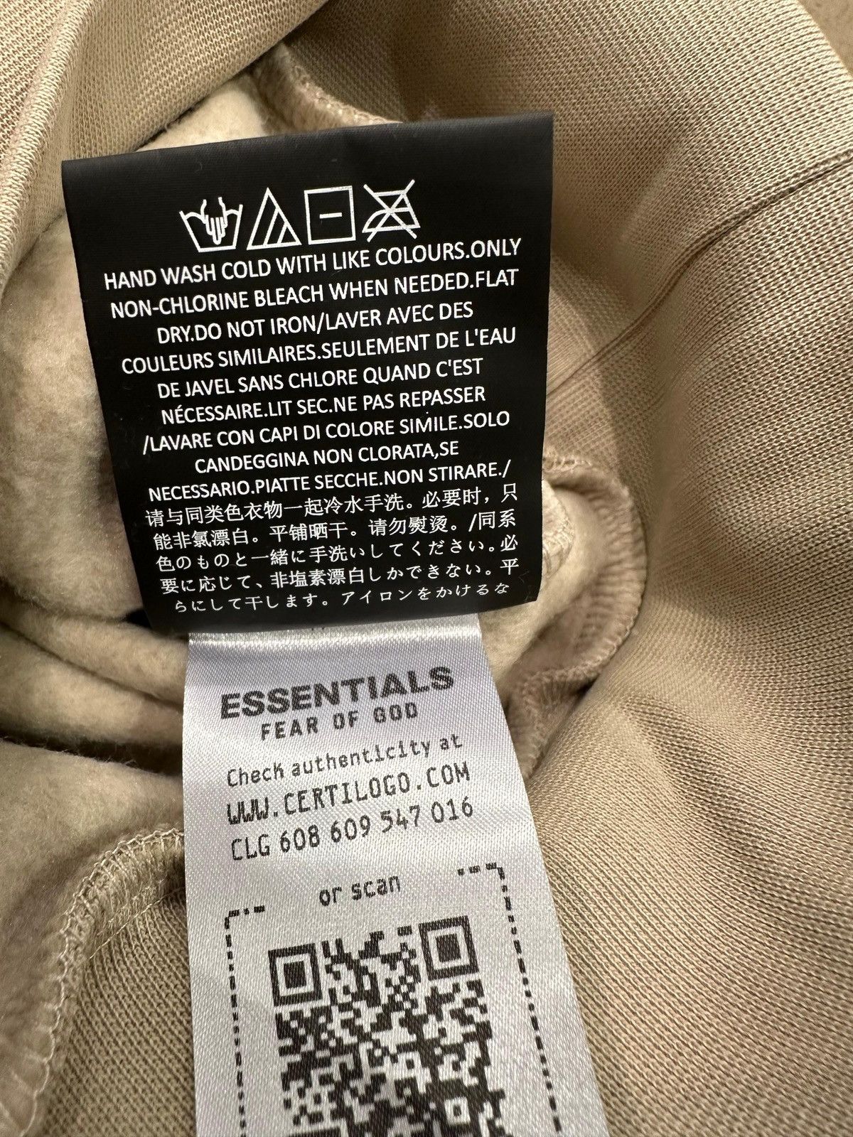 Essentials ESSENTIALS - Classic Fleece Hoodie Timber Size US S / EU 44-46 / 1 - 5 Thumbnail