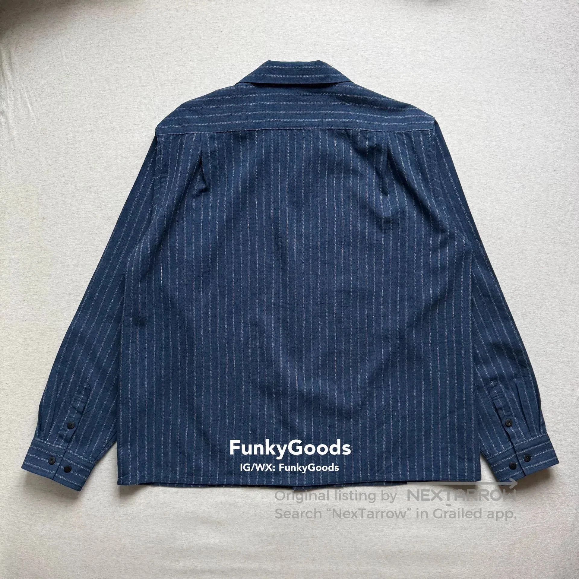 Visvim Visvim 25aw Keesey Stripes L/S Shirt. Size US XL / EU 56 / 4 - 6 Thumbnail