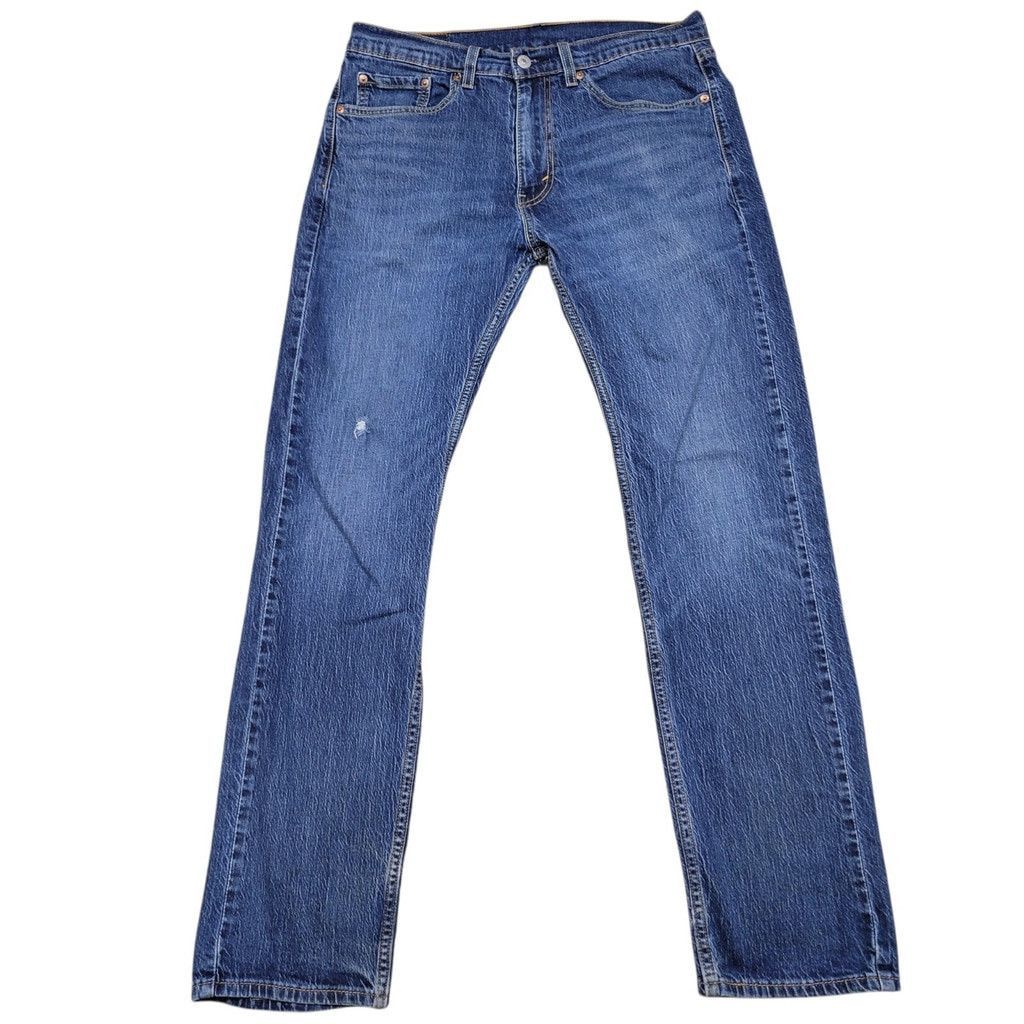 Levi's Levi's Jeans 505 Straight Leg Medium Wash Blue 32/32 Men's Size US 32 / EU 48 - 1 Thumbnail