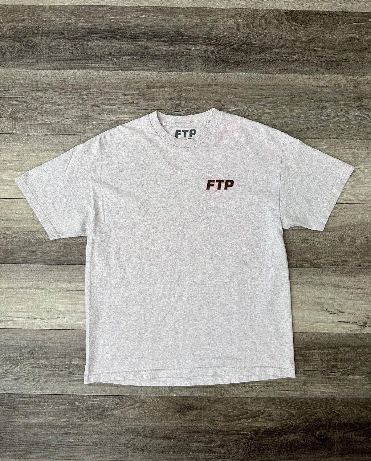 Fuck The Population FTP Fuck The Population Grey Outline Logo Tee Sz. XL Size US XL / EU 56 / 4 - 1 Thumbnail