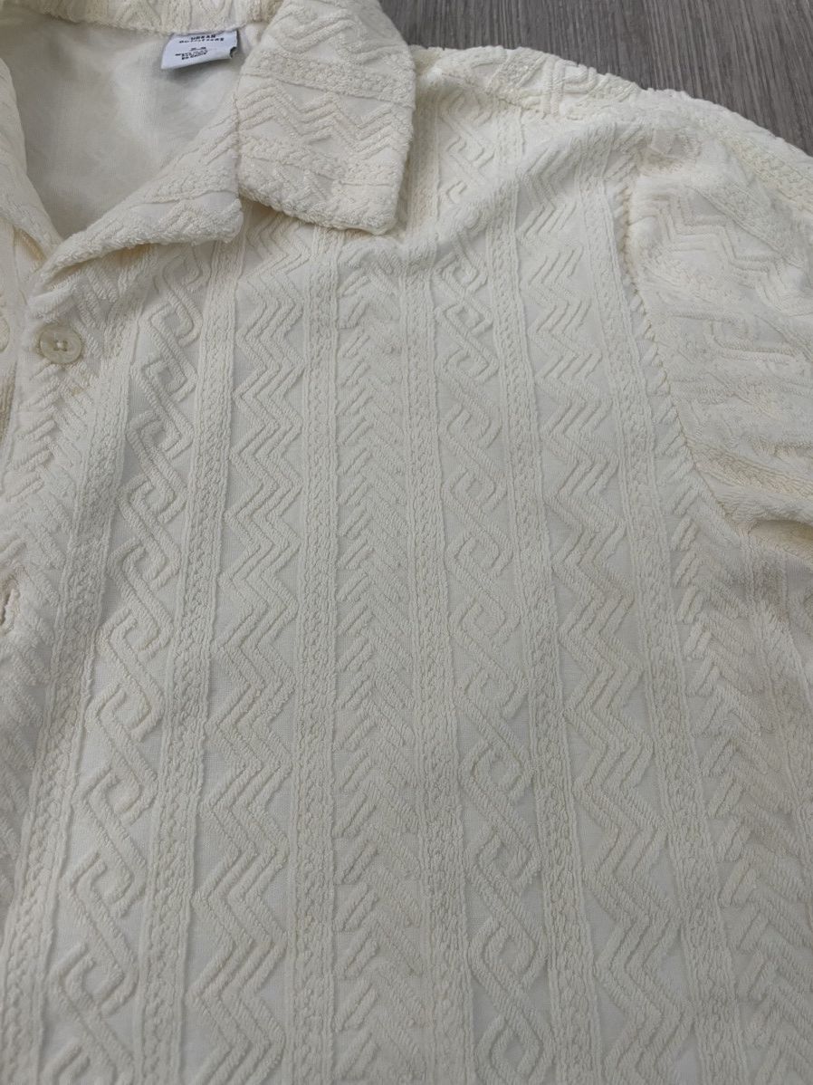 Urban Outfitters Cream Button Up Size US M / EU 48-50 / 2 - 2 Thumbnail