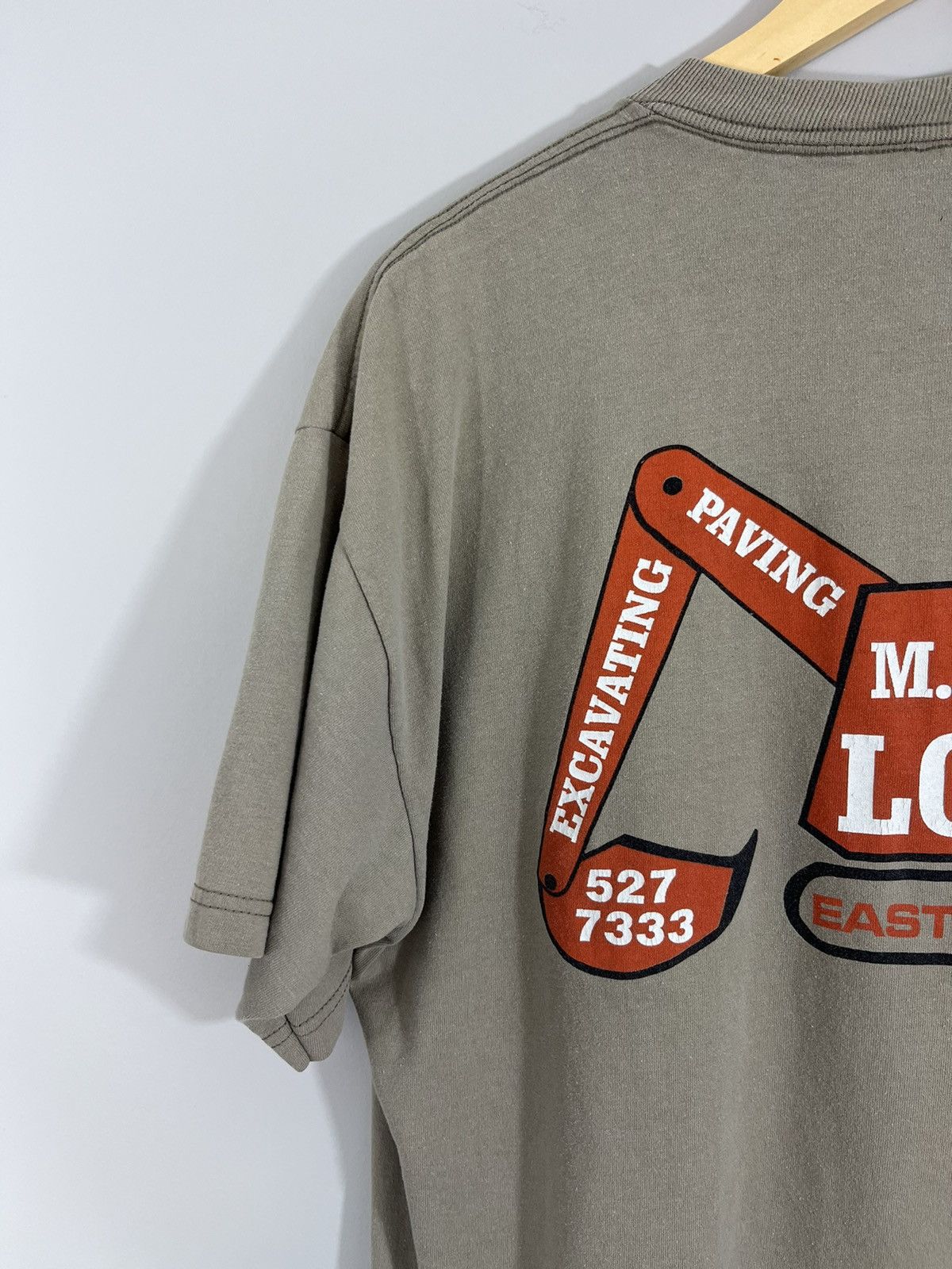 Vintage Vintage Construction Equipment Distressed Boxy Tee Size US XXL / EU 58 / 5 - 10 Thumbnail