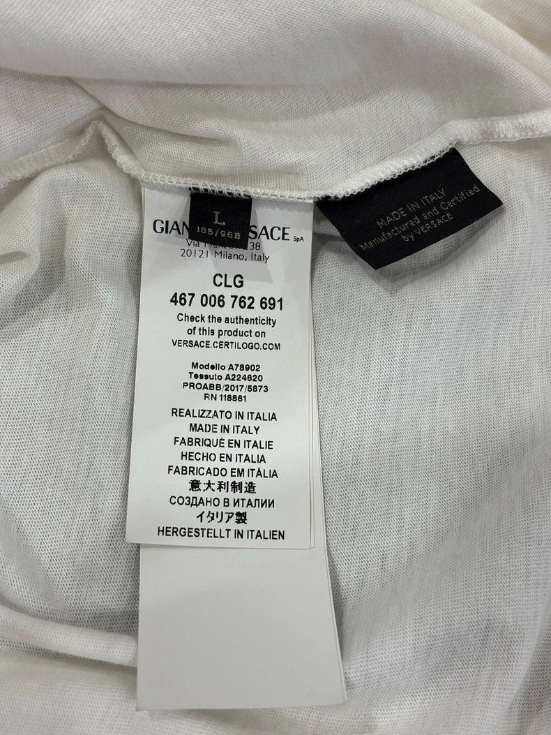 Versace Versace Medusa Hot Diamond White T Size US L / EU 52-54 / 3 - 5 Thumbnail