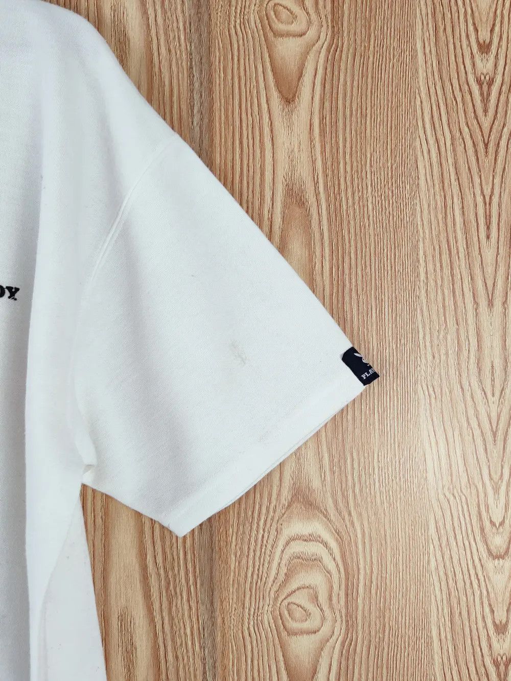 Playboy Playboy vintage White Short Sleeve T-shirts #W590 Size US L / EU 52-54 / 3 - 13 Thumbnail
