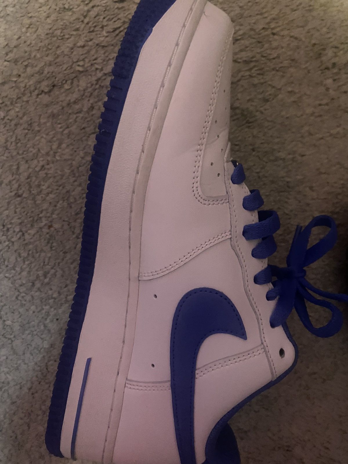 Nike Nike air force 1 (white + blue colorway) Size US 8.5 / EU 41-42 - 5 Thumbnail