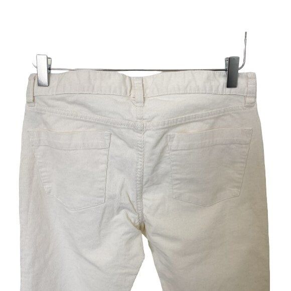 J.Crew J.Crew Factory Ivory Corduroy Pants Size 27" / US 4 / IT 40 - 4 Thumbnail