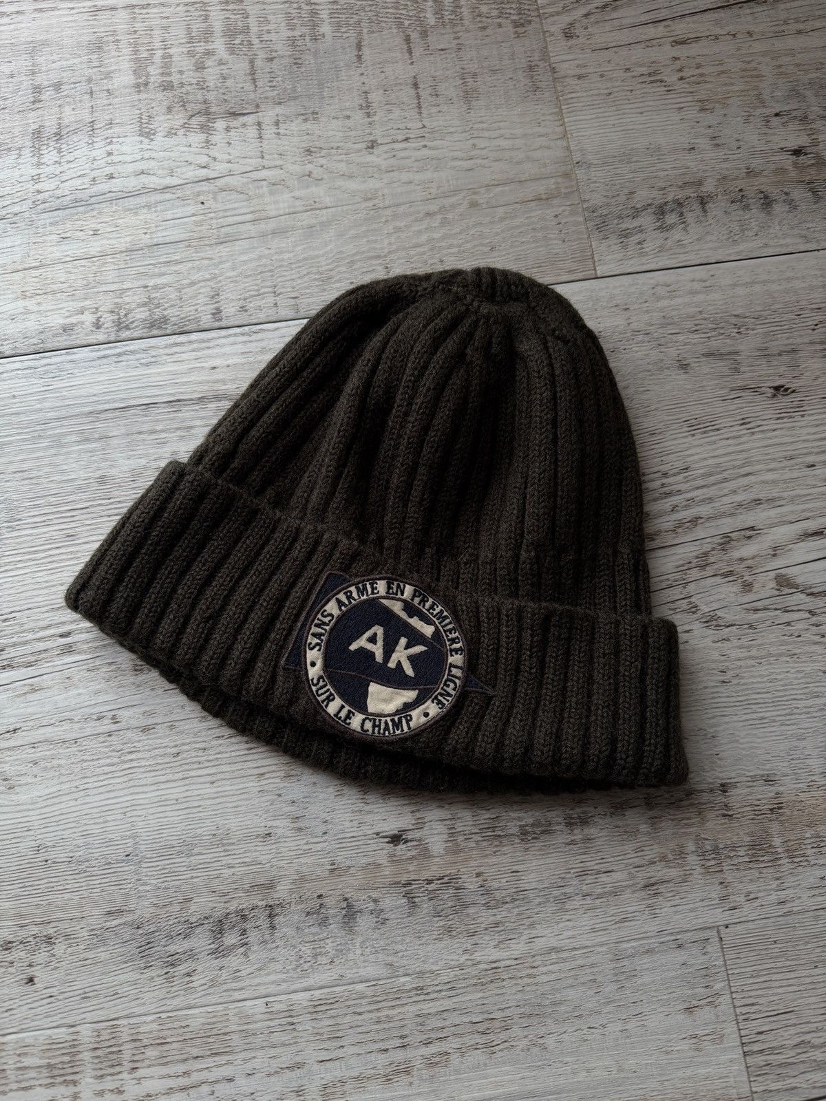 A.P.C. × Kanye West Kanye West A.P.C. Paris AK Army Beanie Size ONE SIZE - 4 Thumbnail