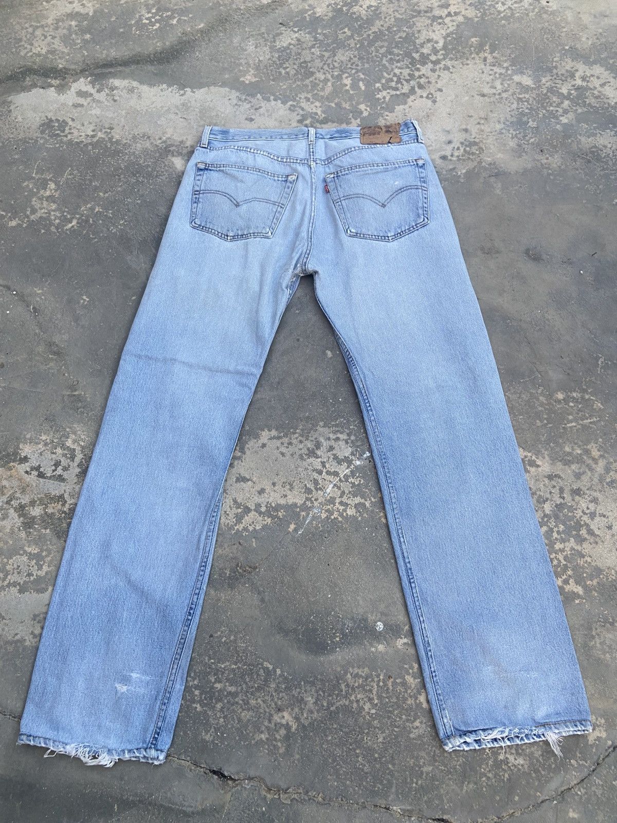 Levi's Vintage Levi’s 501 Distressed Denim Pant Size US 34 / EU 50 - 2 Thumbnail