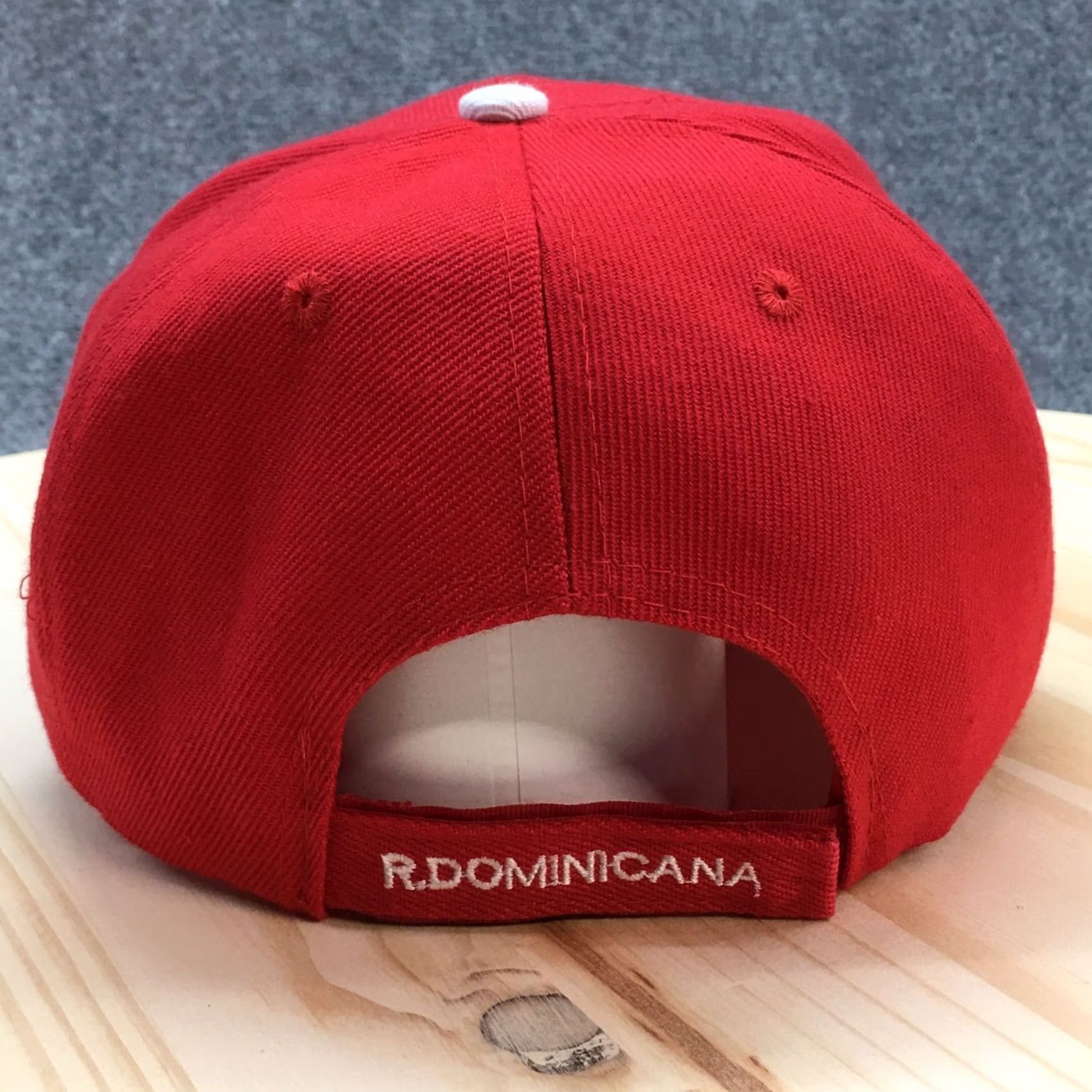 Vintage Republica Dominicana Baseball Cap Hat Mens Red Adjustable Embroidered Size ONE SIZE - 6 Thumbnail