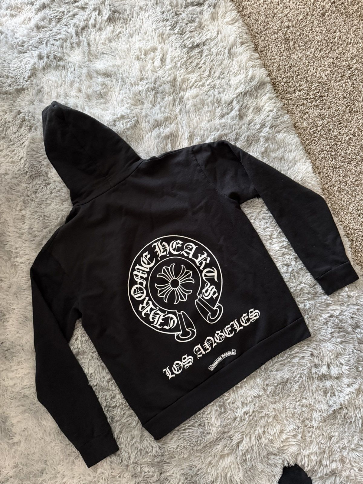 Chrome Hearts Chrome Hearts Hoodie Acid Wash CH LOS Los Angelos