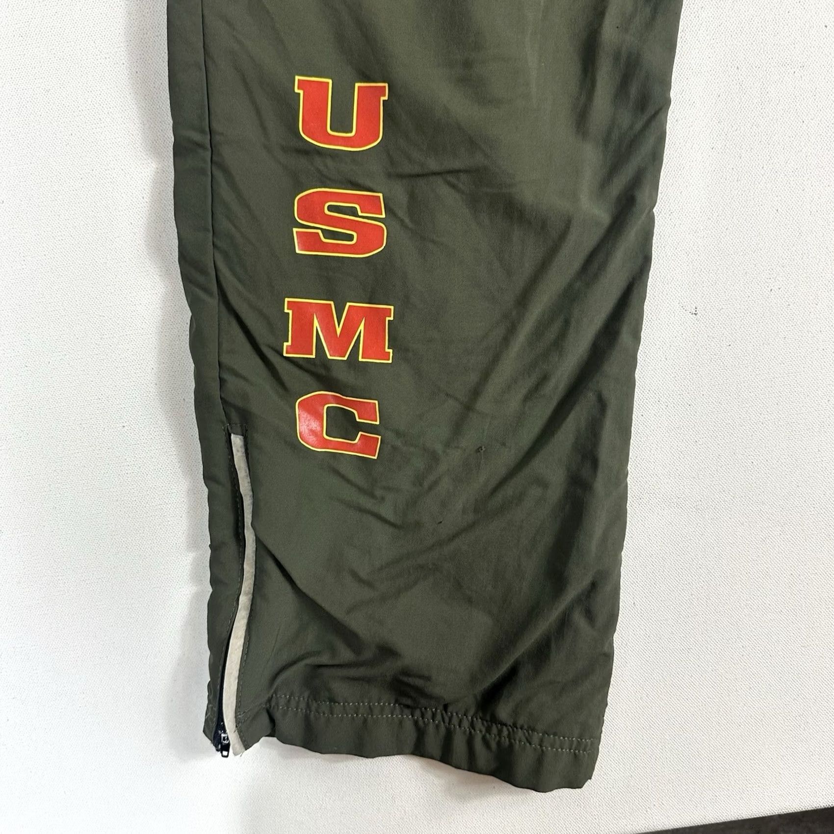 New Balance New Balance US Marines Sweat Pants Mens Small Long PT Green Semper Fi USMC Gym Size US 29 - 6 Thumbnail
