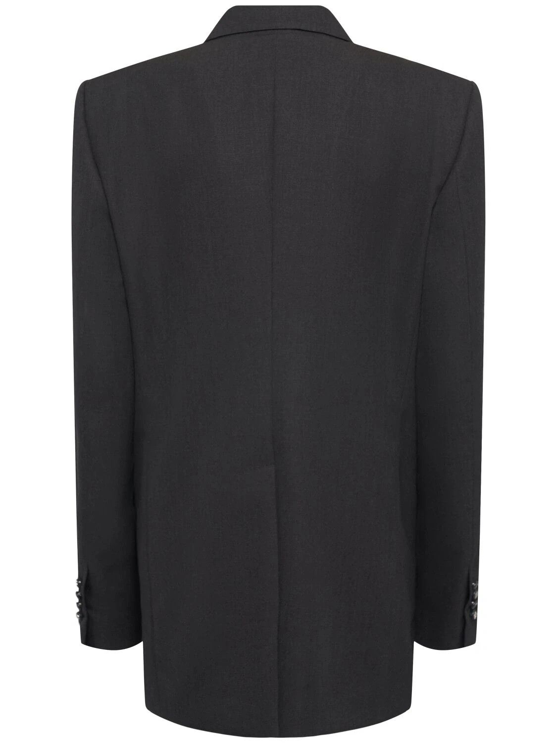 Dolce & Gabbana DOLCE&GABBANA Gray Wool Single Breasted Blazer New Auth Size M / US 6-8 / IT 42-44 - 2 Thumbnail