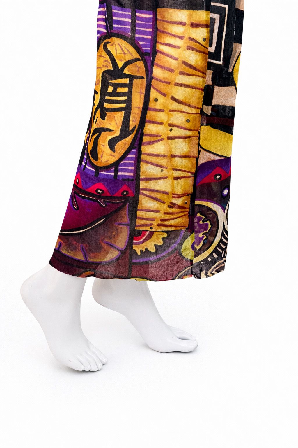 Kenzo Kenzo African Mesh Maxi Dress Transparent Small Medium Large Size L / US 10 / IT 46 - 8 Thumbnail
