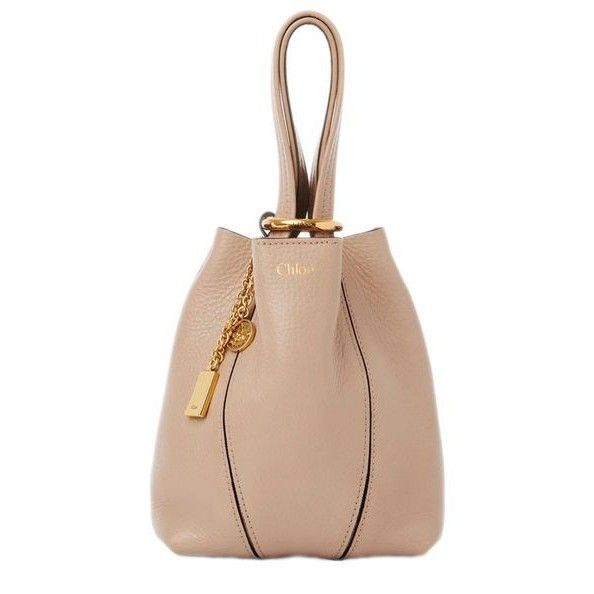 Chloe Chloe Small Spin Boyish Brown Grained Leather Tote Handbag N Size ONE SIZE - 1 Thumbnail