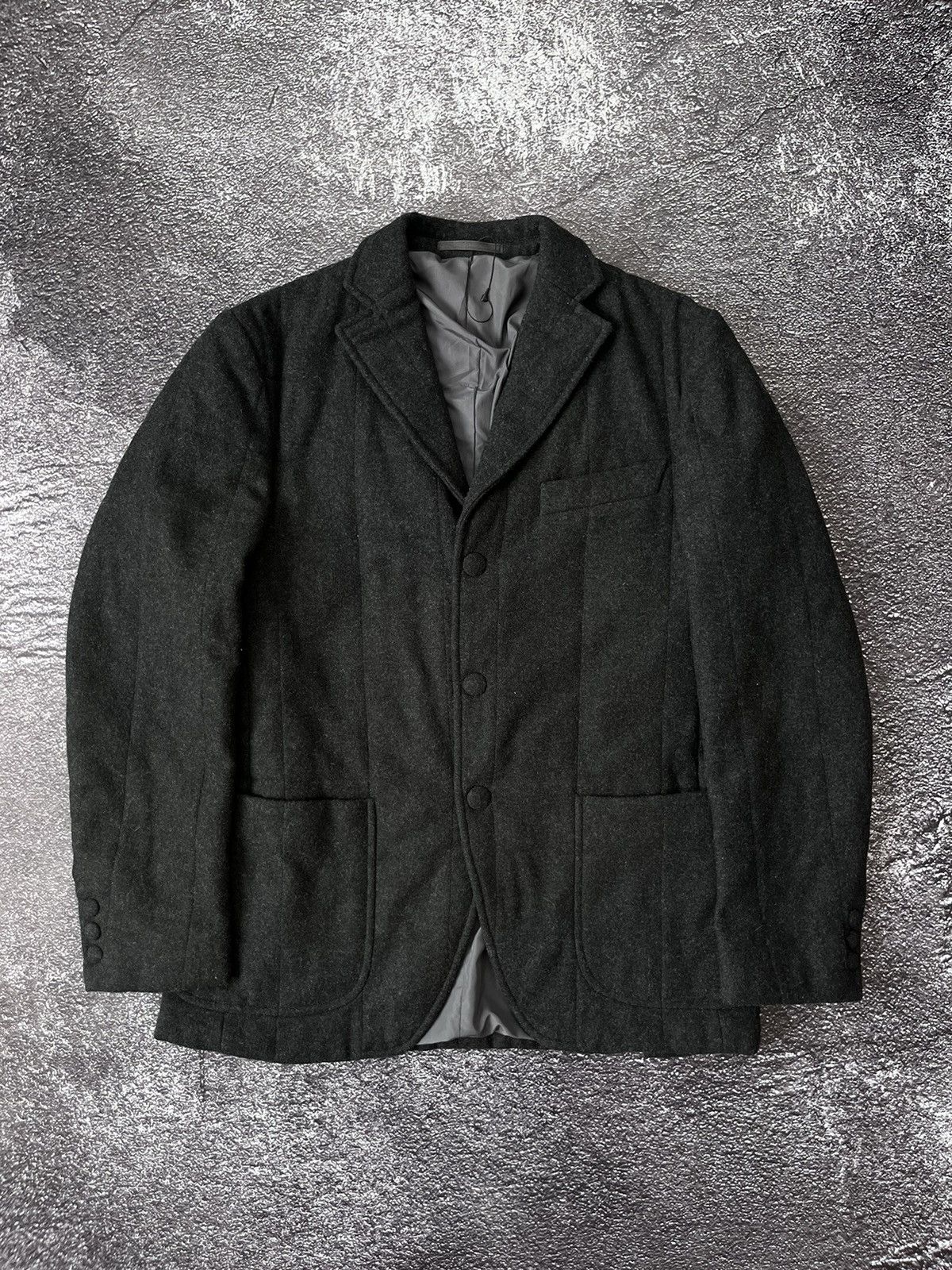 Hackett London Wool Blazer Jacket Grey Size 48R