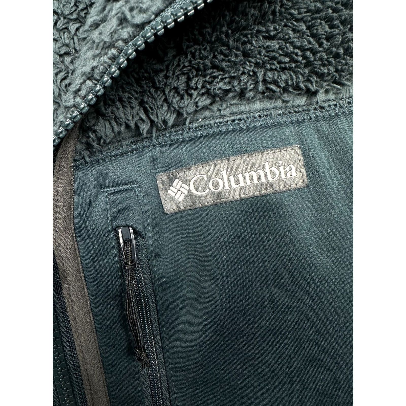 Vintage Columbia Mens Teddy Sherpa Fleece Jacket L Size US L / EU 52-54 / 3 - 3 Thumbnail