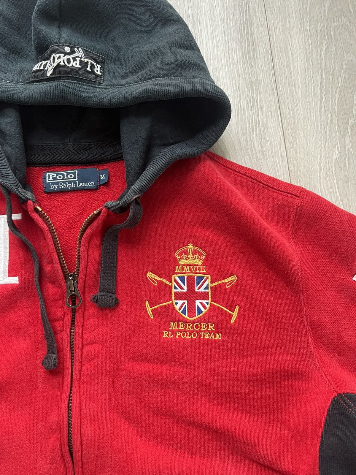 Polo Ralph Lauren Ralph Lauren Mercer vintage zip hoodie Size US L / EU 52-54 / 3 - 3 Thumbnail