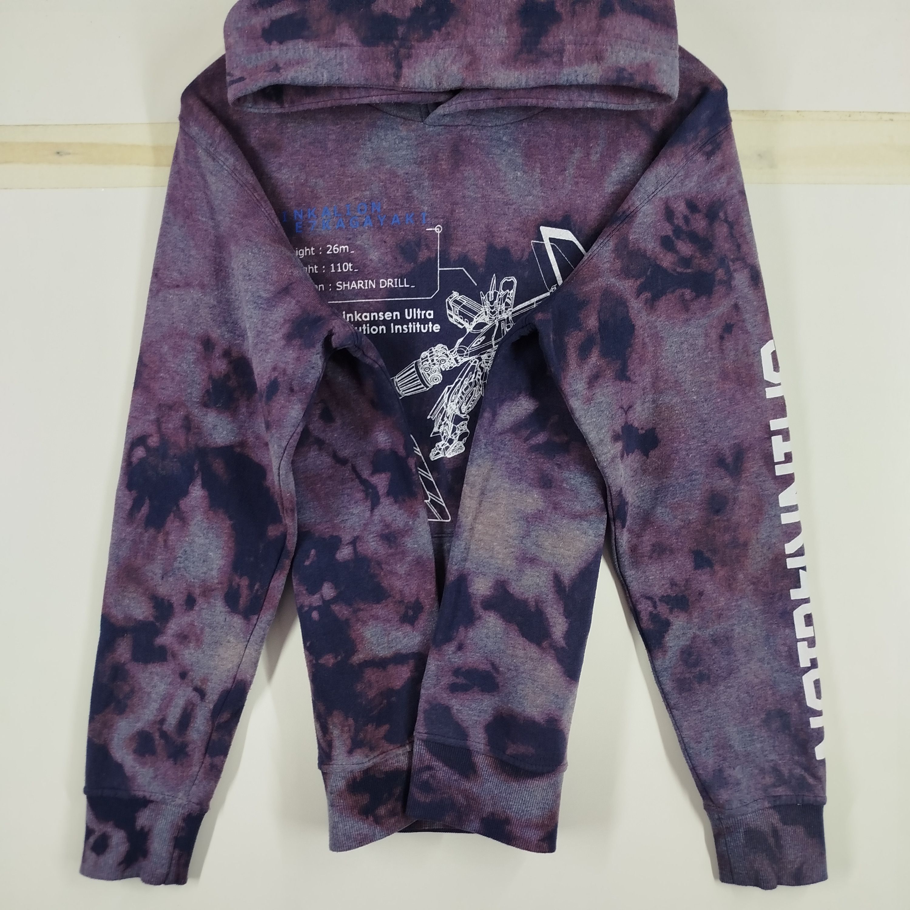 Anime × Japanese Brand Shinkalion E7 Kagayaki Shinkasen Ultra Big Logo Tye Dye Size US M / EU 48-50 / 2 - 4 Thumbnail