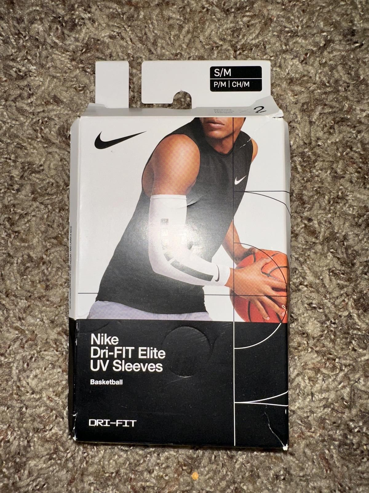 Nike Nike Pro Elite White Sleeves 2.0 Size ONE SIZE - 1 Thumbnail