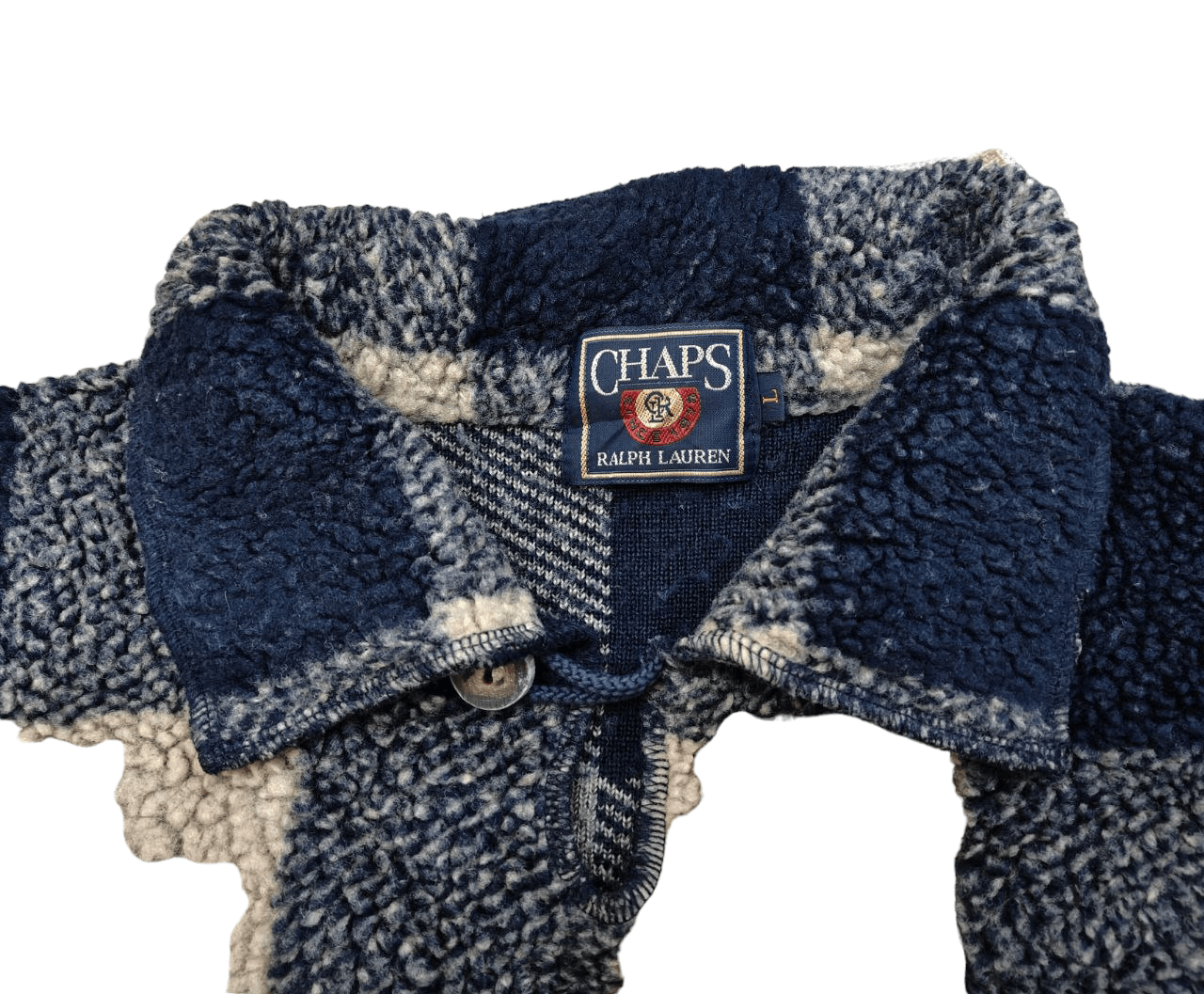 Polo Ralph Lauren Chaps Deep pile Checked Fleece Size US L / EU 52-54 / 3 - 4 Thumbnail